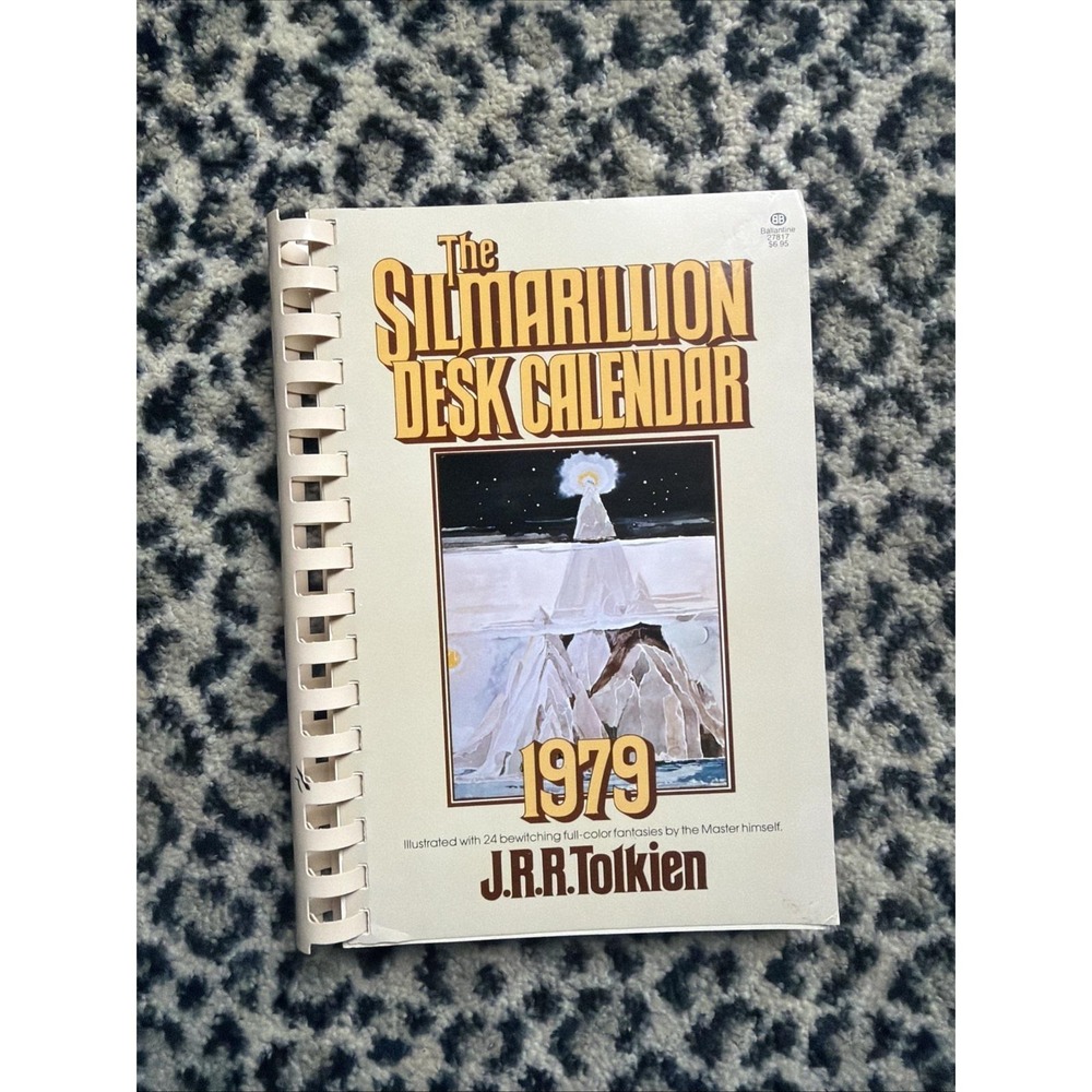 1979 The Silmarillion Desk Calendar J.R.R. Tolkien Vintage Unused Great Pix